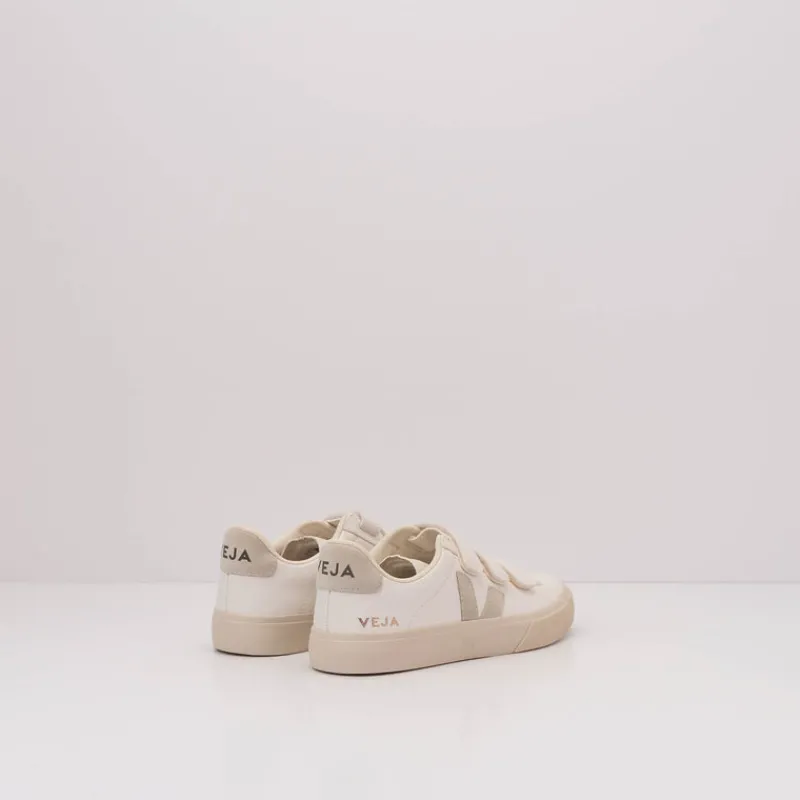 Mujer VEJA Zapatillas Deportivas-ZAPATILLA - - RECIFE CHROMEFREE LEATHER WHITE NATURAL RC052919