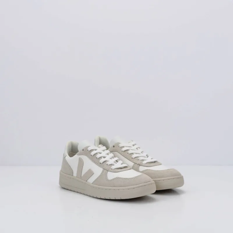 Mujer VEJA Zapatillas Deportivas-ZAPATILLA - - V-10 B-MESH WHITE NATURAL PIERRE VX012499