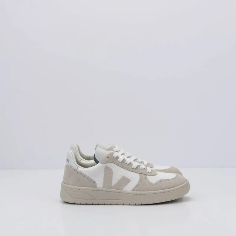 Mujer VEJA Zapatillas Deportivas-ZAPATILLA - - V-10 B-MESH WHITE NATURAL PIERRE VX012499
