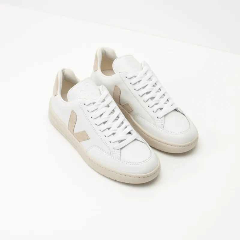 Mujer VEJA Zapatillas Deportivas-ZAPATILLA - - V-12 LEATHER EXTRA WHITE SABLE XD022335