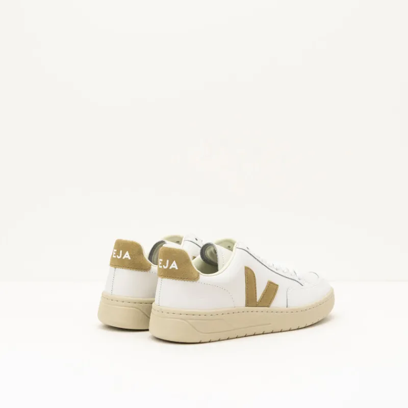 Hombre VEJA Zapatillas Deportivas-ZAPATILLA - - V-12 LEATHER EXTRA WHITE DUNE HOMBRE