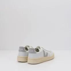 Mujer VEJA Zapatillas Deportivas-ZAPATILLA - - V-12 LEATHER EXTRA WHITE LIGHT GREY XD0203484A