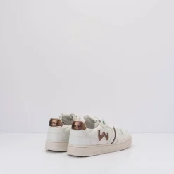 Mujer WOMSH Zapatillas Deportivas-ZAPATILLA - - CIRCLE WHITE BRONZE VEGAN