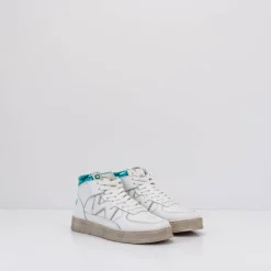 Mujer WOMSH Zapatillas Deportivas-ZAPATILLA - - HARLEM WHITE TURQUOIS