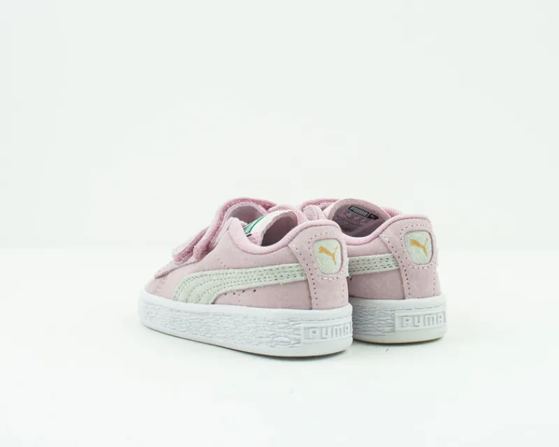 PUMA Zapatillas Deportivas-ZAPATILLA DE NIÑA - - SUEDE 2 STRAPS INF PINK LADY TEAM GOLD 356274 23