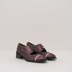 Mujer NEMONIC Botines | Zapatos-ZAPATO - - BOHEME 2205 GLITTER BURDEOS