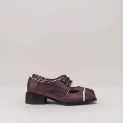 Mujer NEMONIC Botines | Zapatos-ZAPATO - - BOHEME 2205 GLITTER BURDEOS