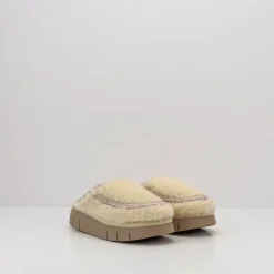 Mujer MOU Zuecos-ZUECO - - BOUNCE CLOG CURLY SHEEPSKIN VANILLA