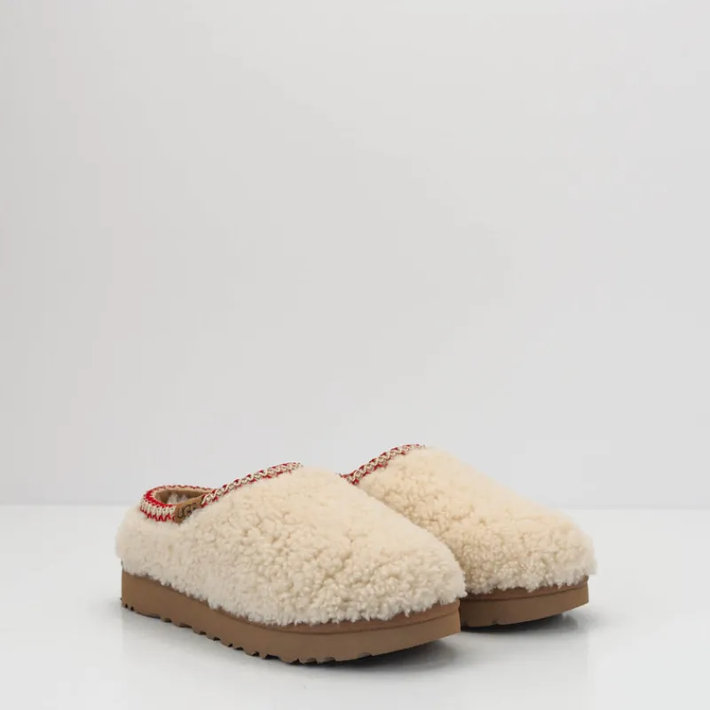 Mujer UGG Zuecos-ZUECO - - TASMAN MAXI CURLY NATURAL