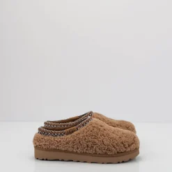 Mujer UGG Zuecos-ZUECO - - TASMAN MAXI CURLY CHESTNUT